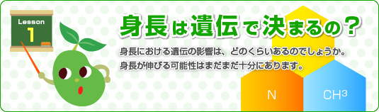 身長は遺伝で決まるの?
