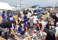 靴の仕分け作業に参加しませんか?