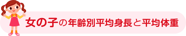 9才 小学3年生 の平均身長 女子 年齢別平均身長 成長曲線一覧