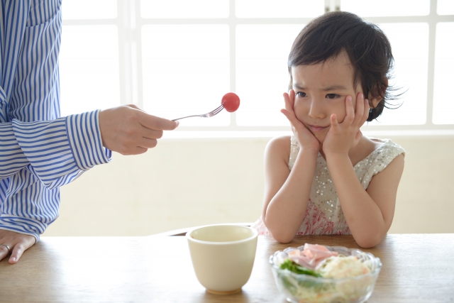 ３歳の野菜嫌い